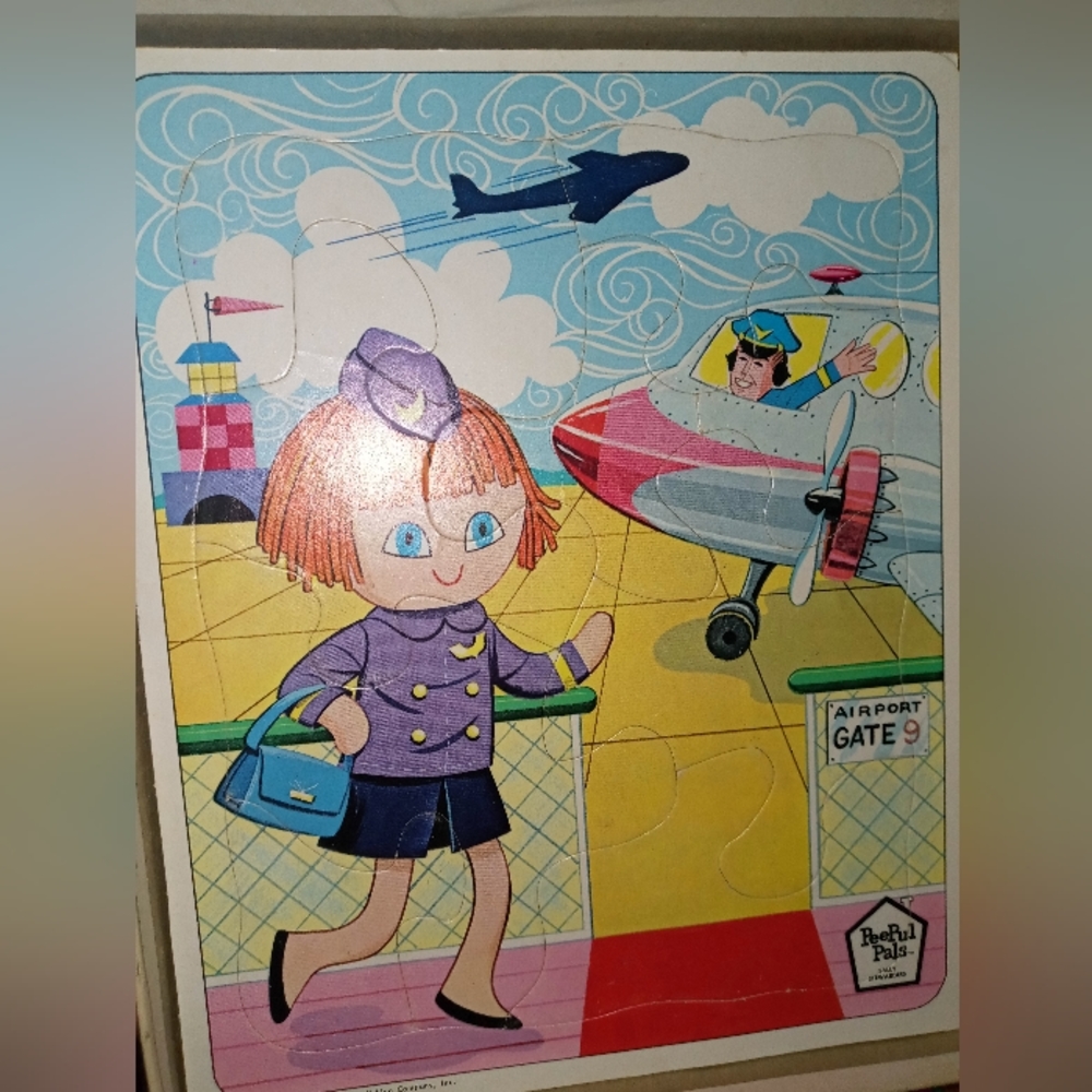 Whitman PeePul Pals 9- Children Puzzles -1967 - Picture 6 of 11